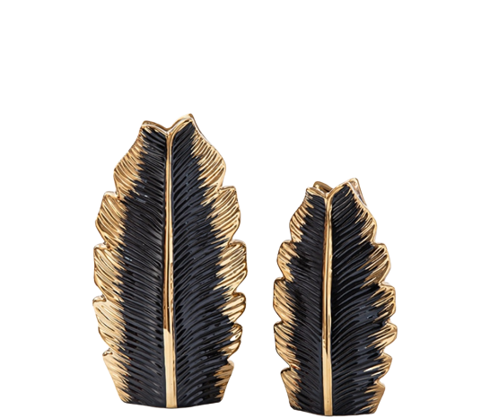 Kendra leaf vases