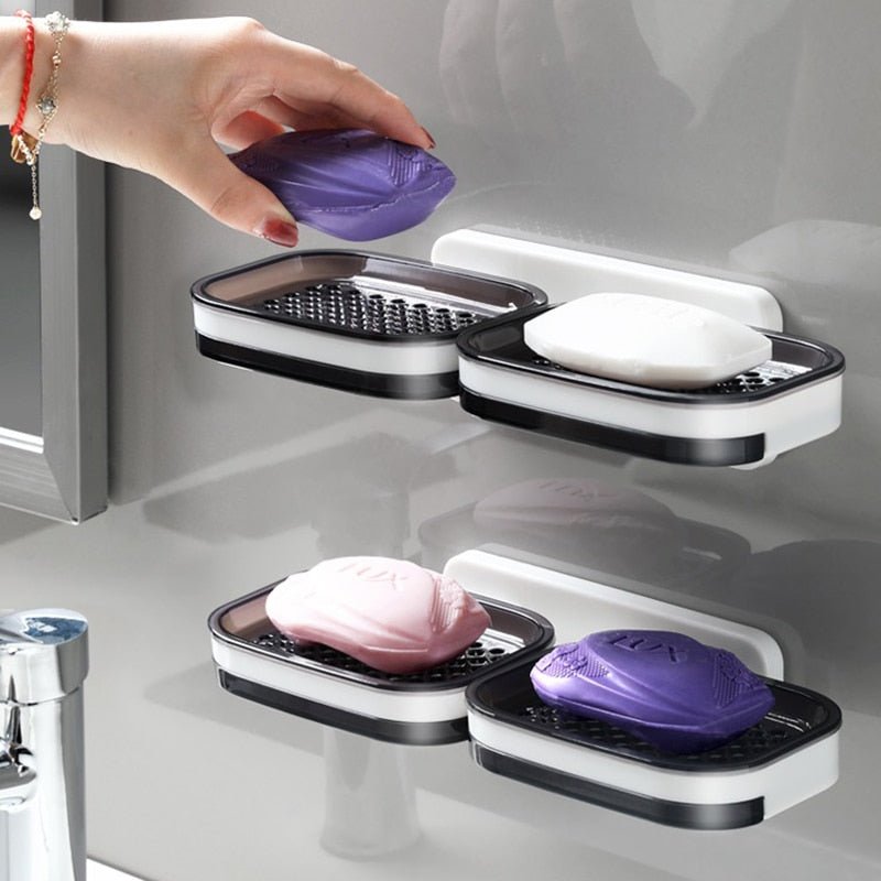 Alexia Soap Box, sleek and practical, designed to keep your soap dry and organized. A perfect addition to any bathroom decor.