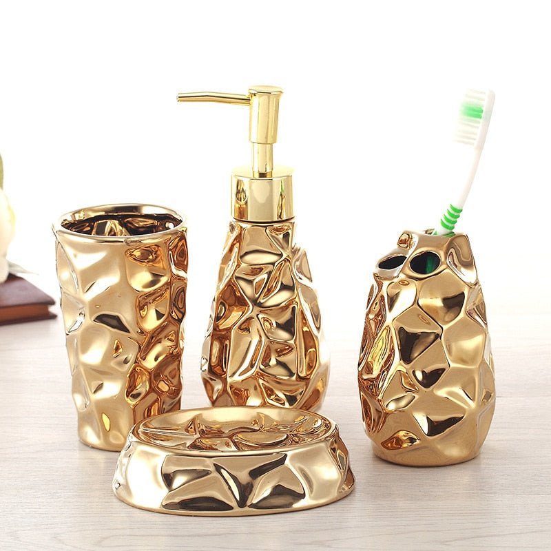 Asya Gold bathroom set - Réunisstore