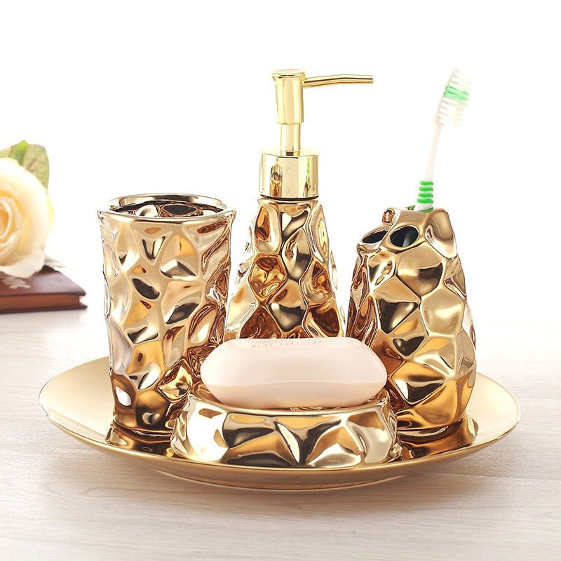 Asya Gold bathroom set - Réunisstore