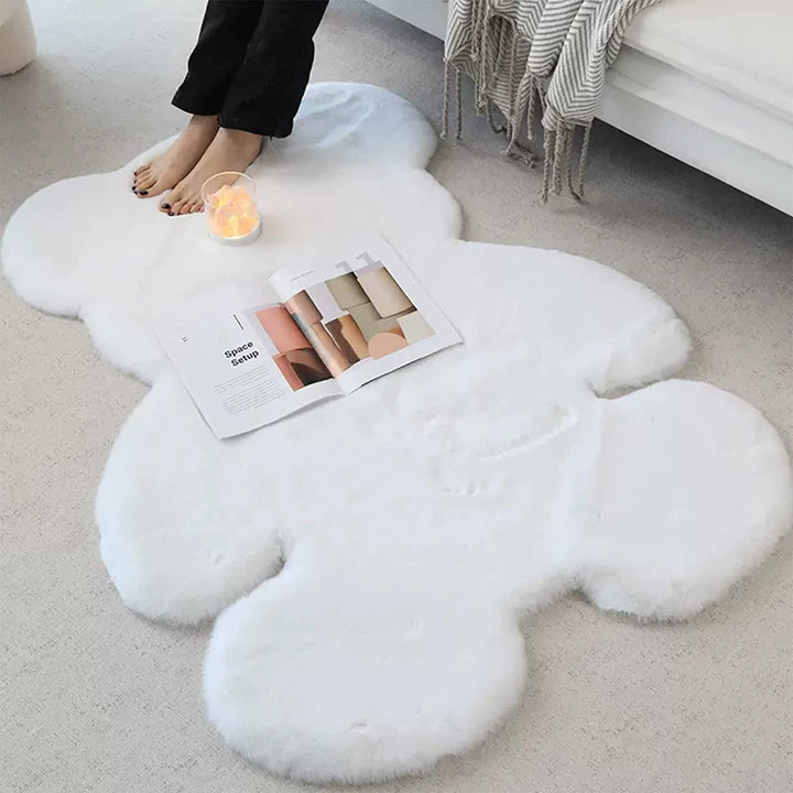 Feardorcha Fur Rug, luxurious and soft, perfect for adding warmth and style to your living room or bedroom decor.