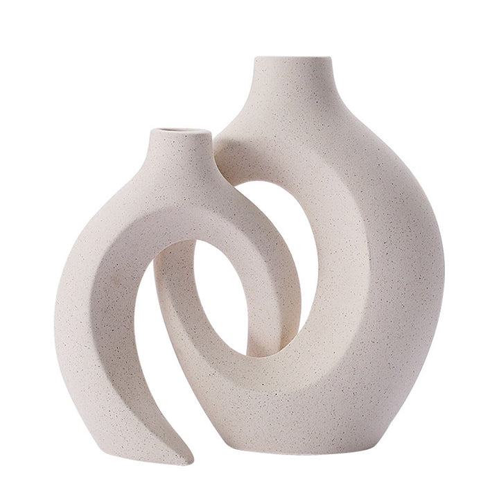 Gaylord Oblong Vase, featuring a sleek, elongated design. Ideal for showcasing flowers or as sophisticated home decor accent.