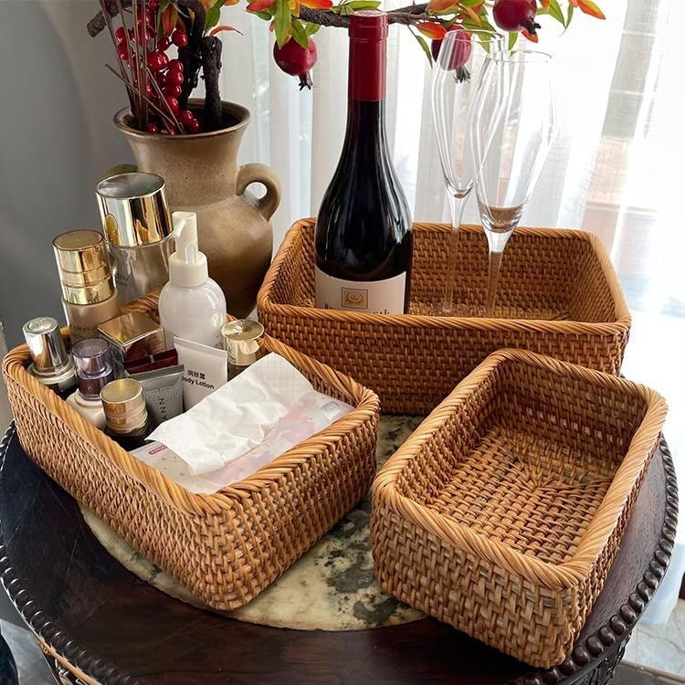 Hughie Handwoven Storage, eco-friendly and durable, ideal for organizing household items adding a rustic touch to your decor.