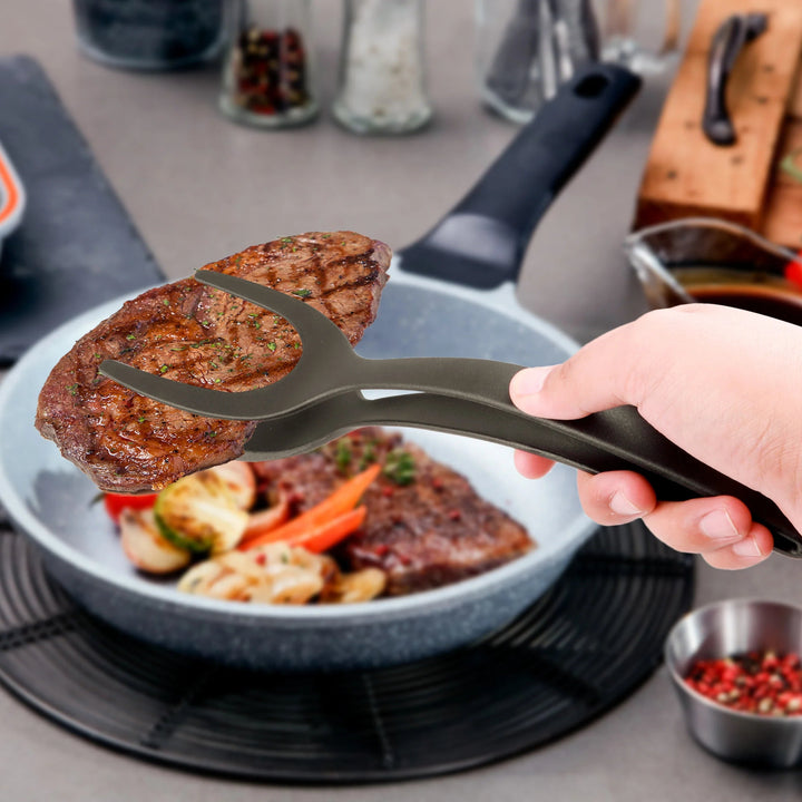 Durable and stylish Flip Tongs, perfect for grilling and serving with ease. A must-have kitchen tool for outdoor cooking.