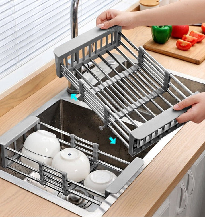 Kalena Drainer Rack, durable and space-saving, perfect for drying dishes and keeping your kitchen organized and clutter-free.