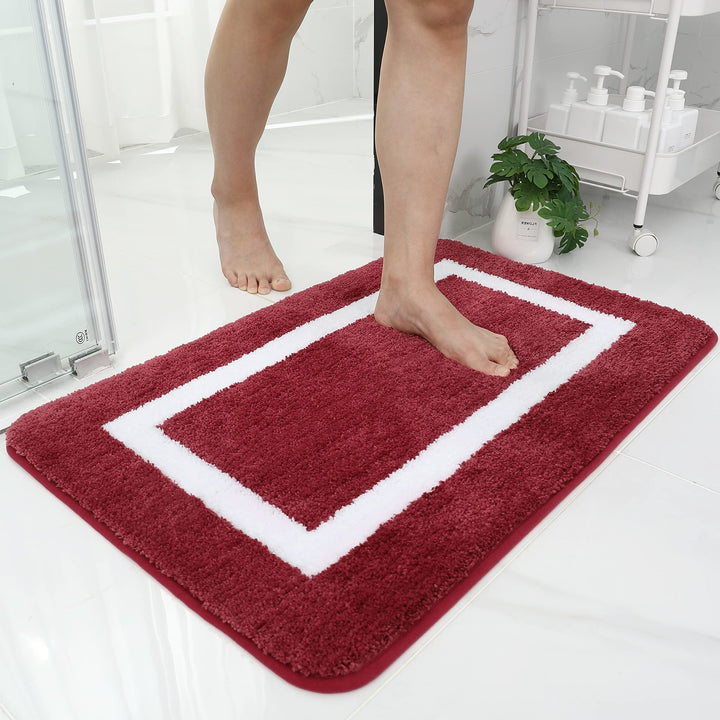 Medb Bath Mat, soft and absorbent, perfect for adding comfort and style to your bathroom while keeping your floors dry.