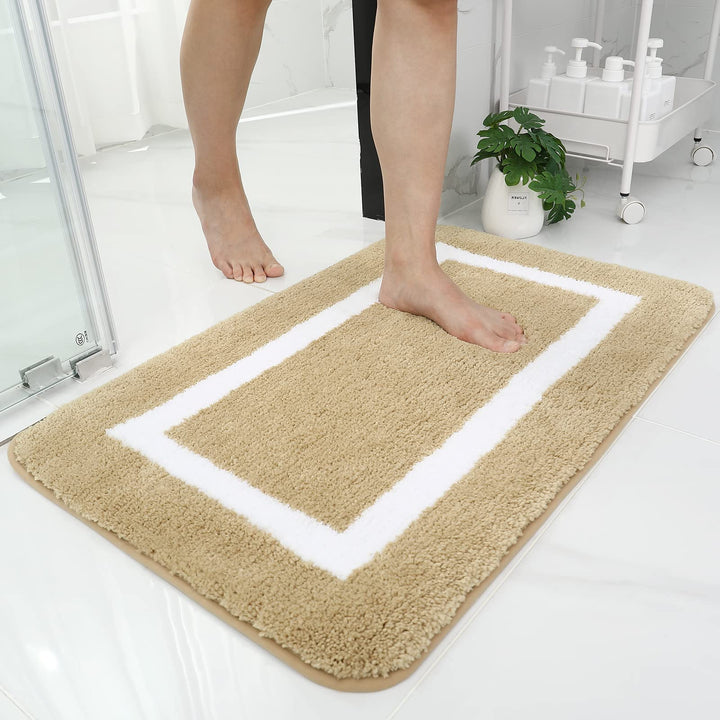 Medb Bath Mat, soft and absorbent, perfect for adding comfort and style to your bathroom while keeping your floors dry.