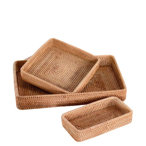 Paquito Handwoven Baskets, beautifully crafted and versatile, ideal organizing, storing, adding a rustic touch to home decor.