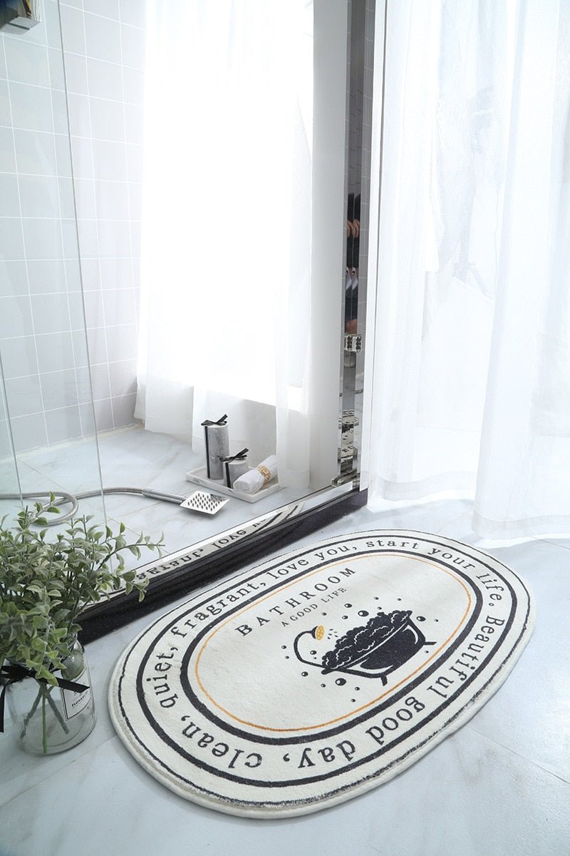 Pesaro Bath Mat, ultra-soft and highly absorbent, perfect for adding comfort and style to your bathroom decor.