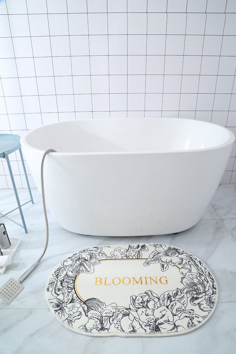 Pesaro Bath Mat, ultra-soft and highly absorbent, perfect for adding comfort and style to your bathroom decor.