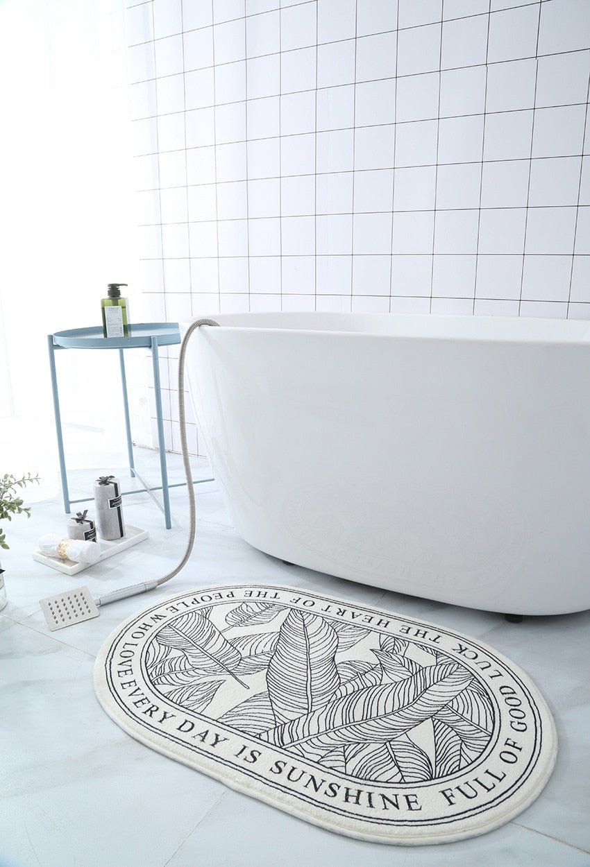 Pesaro Bath Mat, ultra-soft and highly absorbent, perfect for adding comfort and style to your bathroom decor.