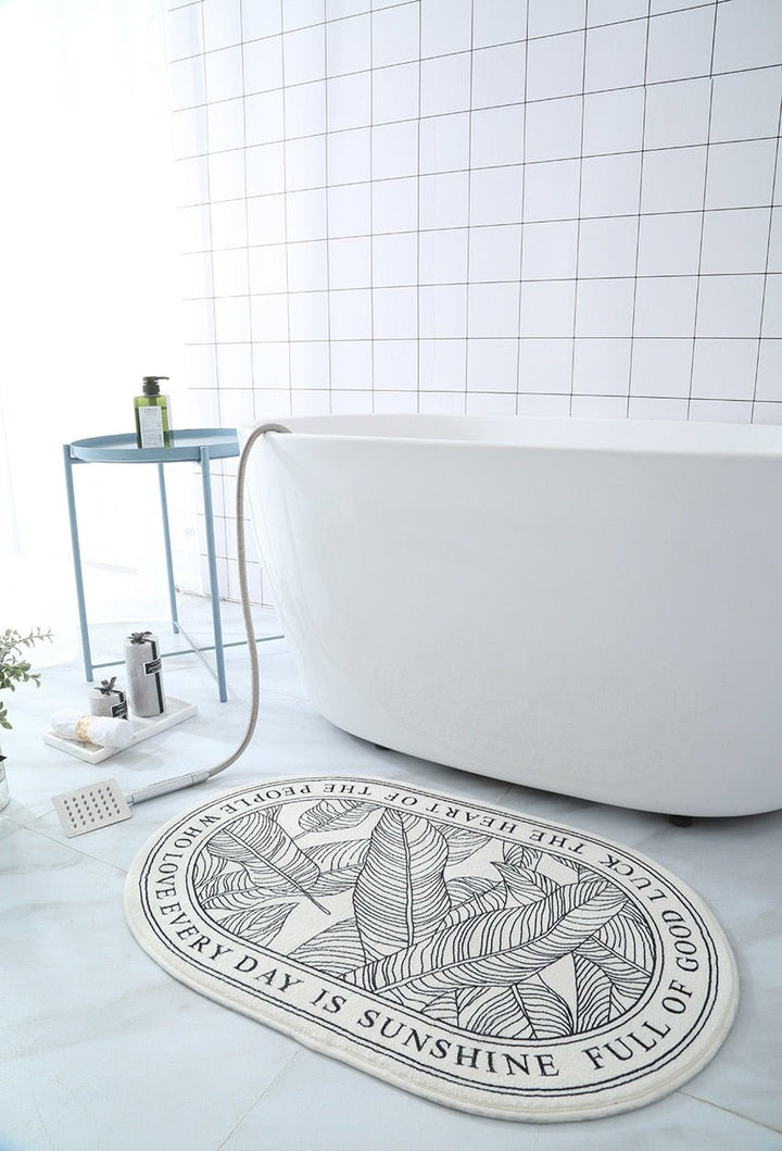 Pesaro Bath Mat, ultra-soft and highly absorbent, perfect for adding comfort and style to your bathroom decor.