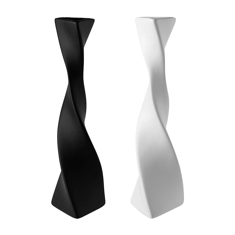 Unique Sprita Triangular Vase, featuring a sleek geometric design. Perfect for showcasing flowers or as a modern decor accent