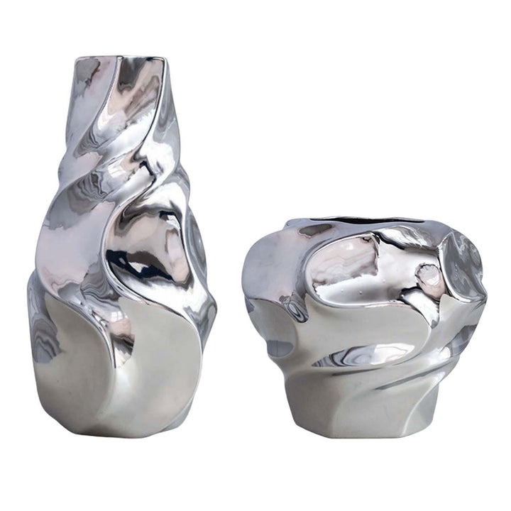 Mwajuma Silver Vases